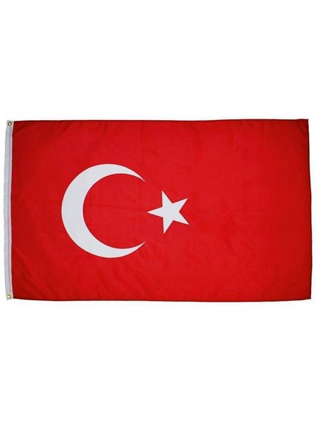 Bandeira, Turquia, poliéster, Gr. 90 x 150 cm