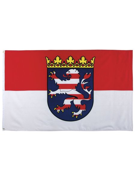 Lippu, Hessen, polyesterikatkokuituja, Gr. 90x150 cm
