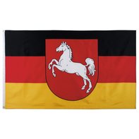 Fahne, Niedersachsen, Polyester, Gr. 90x150 cm