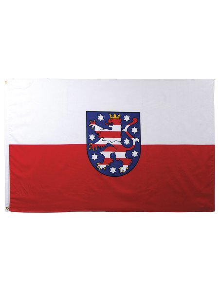 Lippu, Thüringen, polyesterikatkokuituja, Gr. 90x150 cm