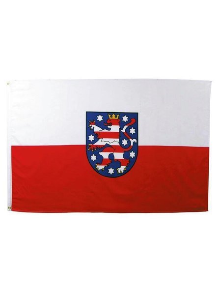 Lippu, Thüringen, polyesterikatkokuituja, Gr. 90x150 cm