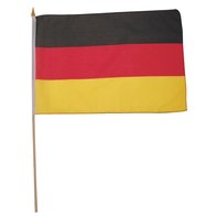 Bandiera, Germania, poliéster, mango di legno, Gr. 30x45 cm