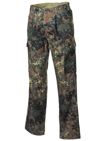 FEDERAL ARMED FORCES field trousers, flecktarn, 5 colours, after TL, gr. Dimensions 66