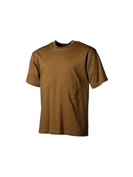 De VS, de helft arme T-shirt, coyote, 160 g / m 2 XL