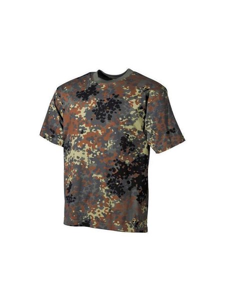 FEDERAL ARMED FORCES T-shirt, half-poor, flecktarn, 160 g / m ² L