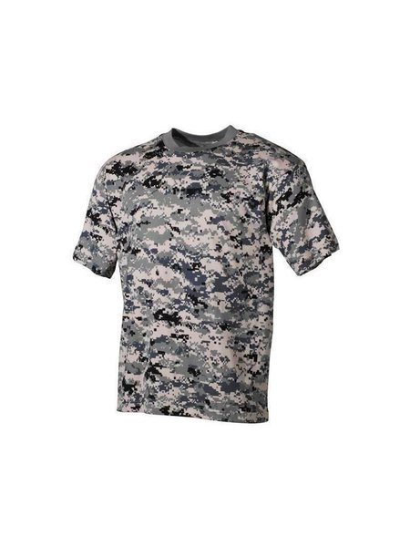 US T-Shirt, halbarm, digital - urban, 170g/m² L