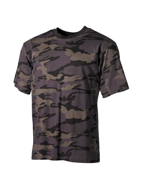 De VS de helft arme, T-shirt, bestrijden - camo, 170 g / m 2 L
