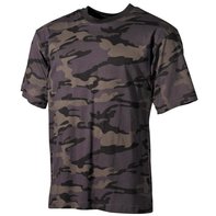 US T-Shirt, halbarm, combat - camo, 170g/m² L
