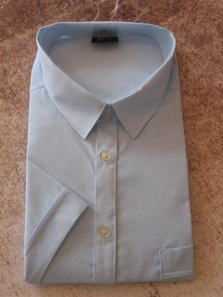 Les dames Diensthemd la blouse bleu clair un long bras A...