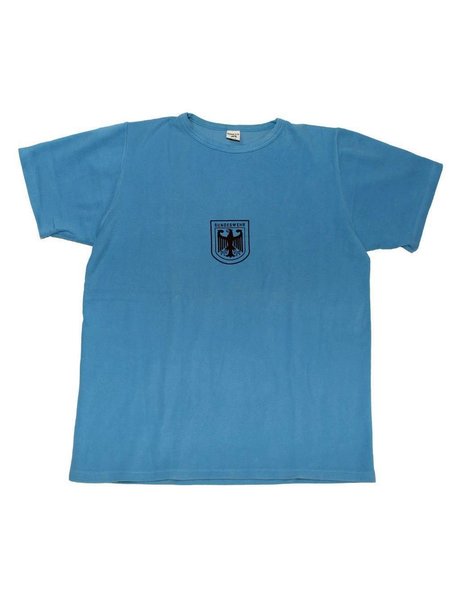BW Sporthemd, blau, mit Adler, 5/M/48