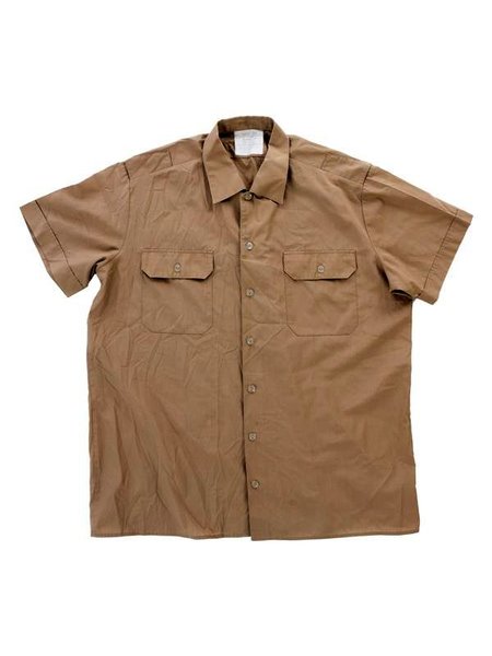 FEDERAL ARMED FORCES official shirt sand short arm gebr. 35/36 short arms