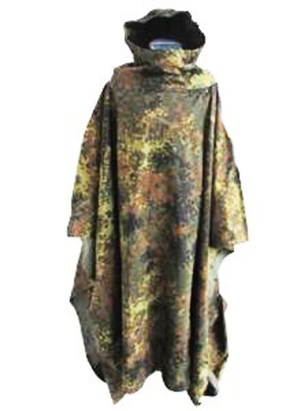 Commando BW Poncho Rip Stop Flecktarn 144 x 223 cm