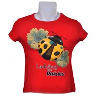 Mädchen T-Shirt Ladybug