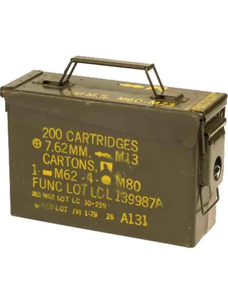 Munizione originale scatola di munizioni USA dimensione 1