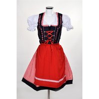 Les robes tyrolienne Trachtenkleid 3 tlg. Rouge