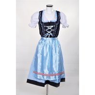 Les robes tyrolienne Trachtenkleid 3 tlg. Bleu