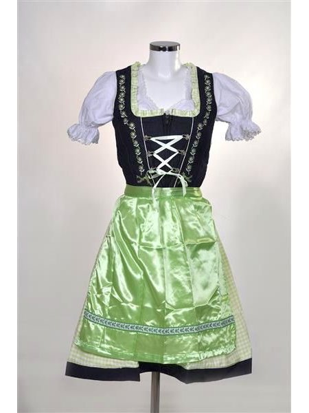 Les robes tyrolienne Trachtenkleid 3 tlg. Verts