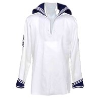 Original la chemise de matelot BW avec le col de marine