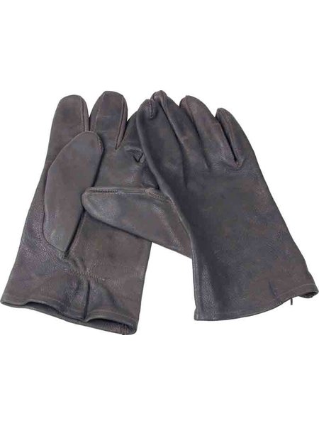 Original Bundeswehr des gants de cuir lété non fait manger