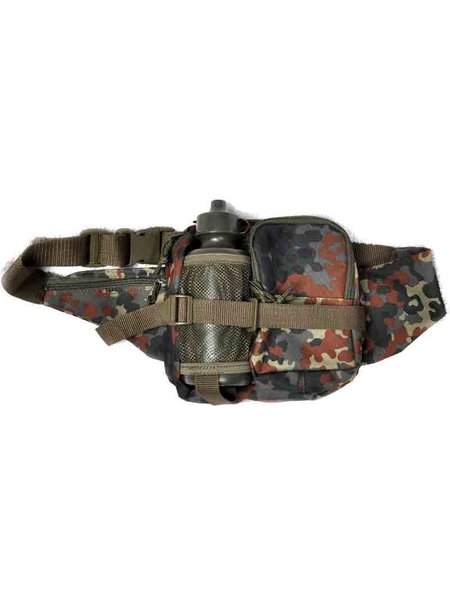 Pouch with drinking bottle pouch Flecktarn