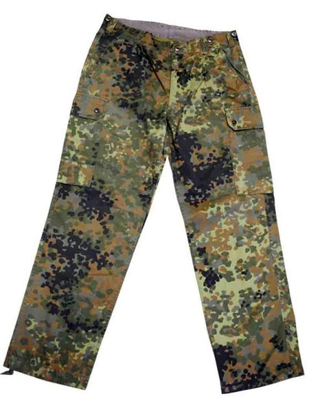 Original el ejército de la República Federal de Flecktarn el pantalón de campo 20