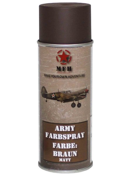 Colour spray Army BROWN weakly 400 ml 12 Dozing.