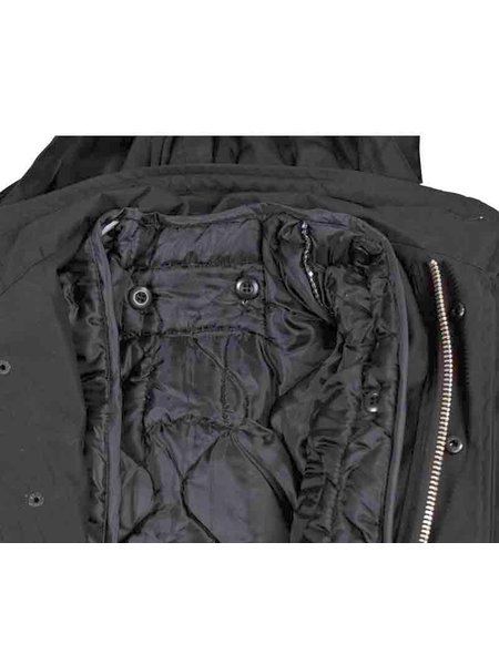 Os EUA a jaqueta de campo M65 Negro ou. Oliva Negro 4 XL