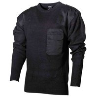 The armed forces pullover with breast pocket black 52