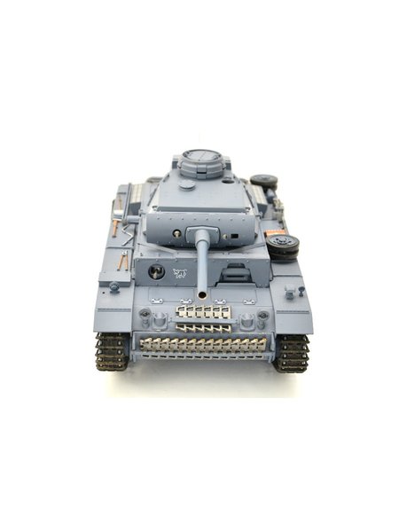 Tank RC chariot III Heng 1:16 lang - - 2.4Ghz Rauch&Sound met afstandsbediening