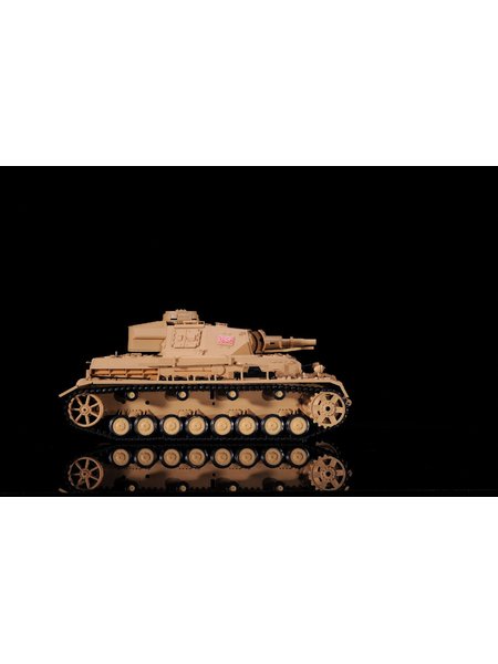RC Cuirasse le char de combat IV Ausf. F-1 Heng Long 1:16 gris avec la fumée et le son et 2,4Ghz télécommande