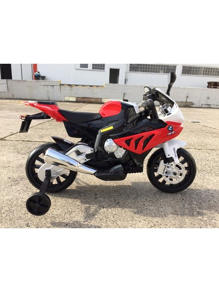 Child vehicle - Elektro child motorcycle - from BMW licences S1000RR 12V7Ah-red
