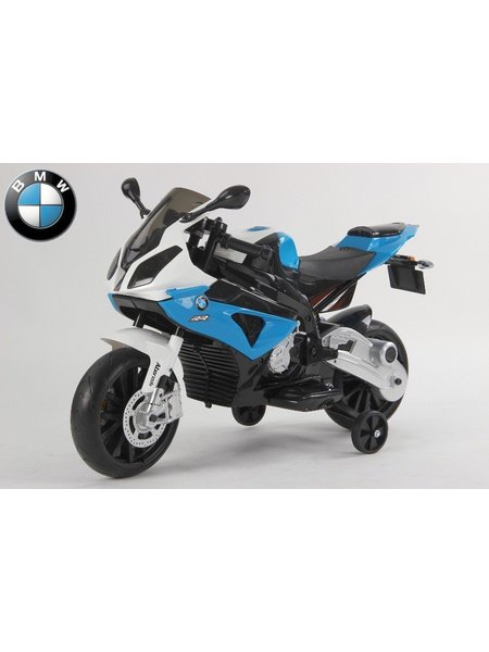 Child vehicle - Elektro child motorcycle - from BMW licences S1000RR 12V7Ah-blue