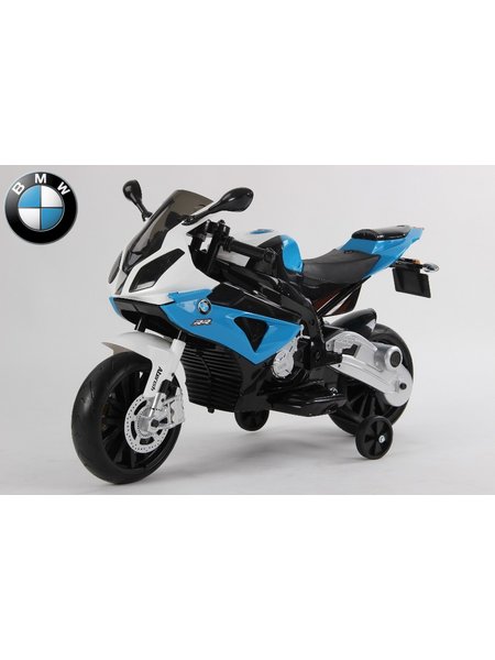 Véhicule denfant - La motocyclette denfant électrique - de BMW licencie bleu S1000RR 12V7Ah-