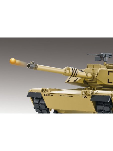 RC Tank M1A2 of Abrams 1:16 Heng Long-Rauch&Sound + metal gear and 2.4Ghz