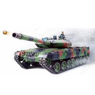 Tank RC Duitse leopard 2A6 Lang met Heng 1:16 Rauch&Sound...