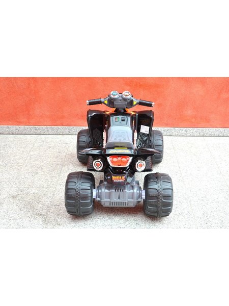 Vehículo de niños - Kinderquad eléctrico Negro, 2x12V motores - 12V7Ah el acumulador
