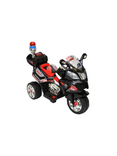 Elektro lasten moottoripyörä - vakuutussopimuksemme 015 - - 6 V akkuja - musta-punainen