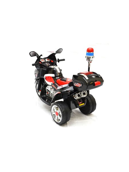 Elektro lasten moottoripyörä - vakuutussopimuksemme 015 - - 6 V akkuja - musta-punainen