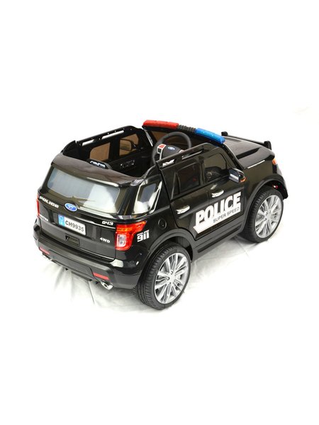 Véhicule denfant - Voiture électrique les Etats-Unis la police le SUV - 12V7AH laccumulateur, 2 moteurs 2,4Ghz télécommande, MP3+Sirene