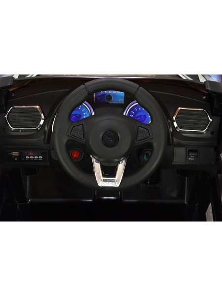 Kind Elektro voertuig - auto - Concept 2 2x30W 2x, met zwarte 12V-2.4Ghz MP3