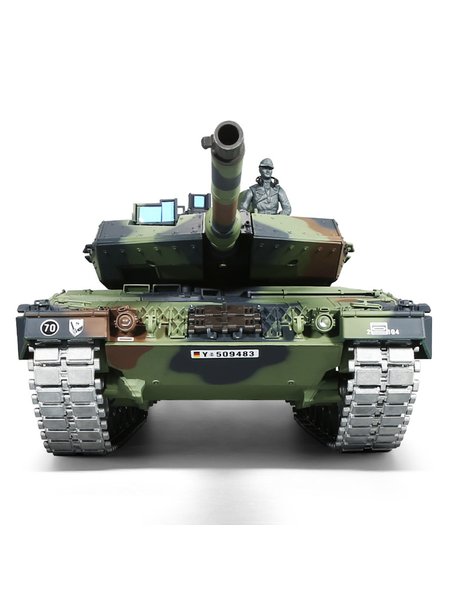 RC Tank Saksan leopard 2A6 Heng kauan 16 1 kanssa R&S, metal gear - ja chains-2.4Ghz kohden