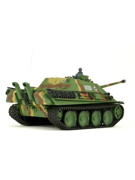Tank RC jaagt panther Lang met Heng 1:16 Rauch&Sound-2.4Ghz