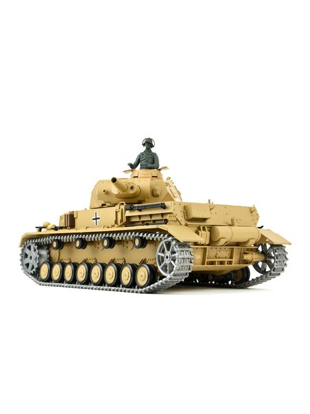 RC Tank chariot IV Ausf. F-1 Heng Long 1:16 grey with R&S+Metallgetriebe+Metallketten +2,4Ghz PER