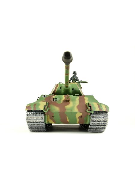 RC Panzer Deutscher Königstiger 1:16 Heng Long mit Rauch&Sound, Metallgetriebe,Metallketten und 2,4Ghz Funke -PRO