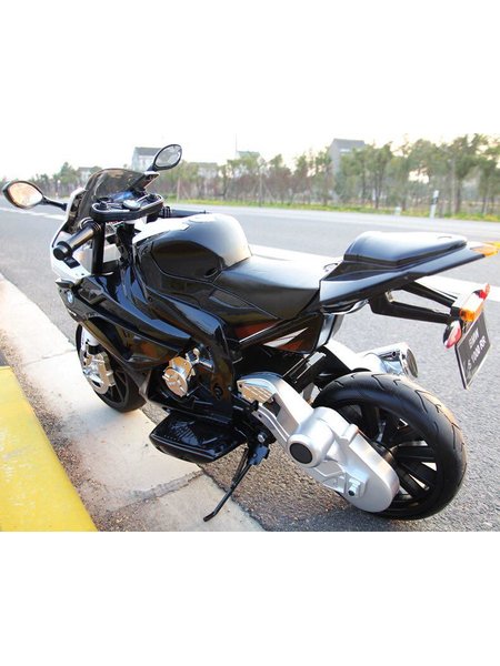 Veículo de meninos - A motocicleta de meninos elétrica - do BMW licencia S1000RR 12V7Ah - Negro