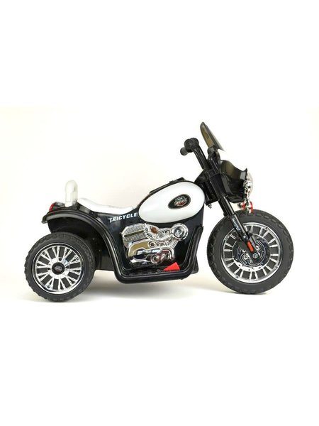 Motocicleta de meninos elétrica - a póliza do desenho - o 6Voltmeter Negro de acumulador