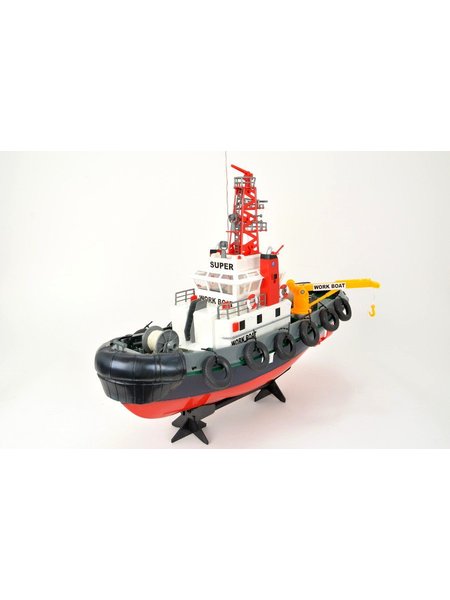 RC Boot Hafenschlepper, detailgetreu, mit Wasserspritzfunktion von Heng Long - 2,4Ghz