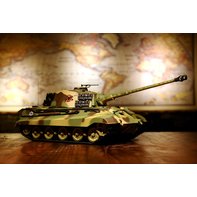 RC Tank of German Bengal tigers - Henschelturm 1:16 Heng...
