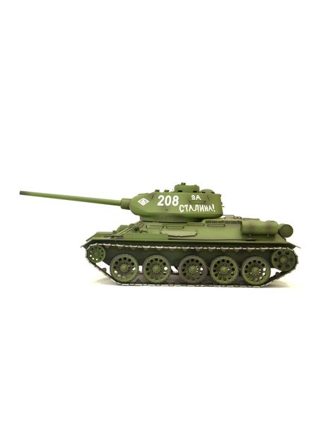 RC Panzer Russischer T-34/85 1:16 Heng Long -Rauch&Sound + 2,4Ghz - Pro Modell