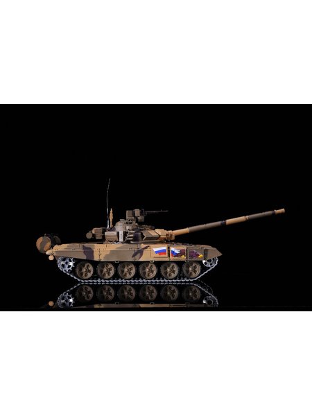 RC Tank T90 Russland Lang met Heng 1:16 Rauch&Sound 2.4Ghz - + per model